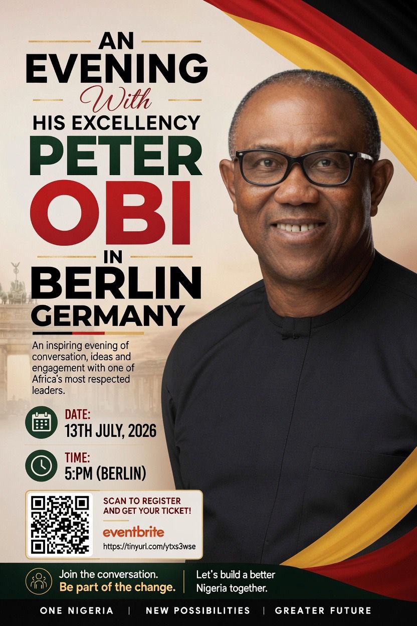 An Evening Dinner With Peter Obi, Berlin, Germany